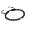 Karneol | 925er Sterlingsilber | Makramee-Armband mit Fokus-Edelstein